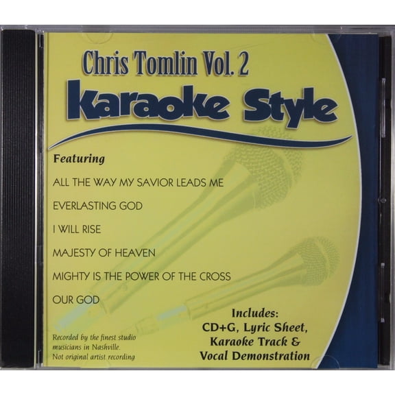 Chris Tomlin Volume 2 Daywind Christian Karaoke Style NEW CD G 6 Songs