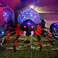 thumbnail image 4 of GOOSH Halloween Inflatable 8.5 FT Halloween Spider Inflatable, Giant Blow Up Spider with Built-in Lights, Outdoor Inflatable Halloween Decorations Halloween Blowup for Holiday/Party/Yard, 4 of 7