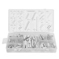 thumbnail image 1 of Ensemble d'Assortiment de Ressorts Ressorts de Compression et d'Extension Plaqués Zinc Kit de Remplacement de Ressorts en Métal pour Réparations en Magasin et à Domicile 200 Pcs, 1 of 7