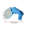 thumbnail image 4 of Greeniant 1 par de espejos retrovisores para bicicleta, accesorios para bicicleta, manillar de bicicleta de montaña, gran angular, espejos retrovisores Ciclismo azul Greeniant OD2899-03, 4 of 6