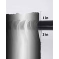 thumbnail image 6 of Black White Tier Curtains 24 Inch Length,Sheer Curtains for Bedroom Living Room Window Gradient Gray Monochrome Minimalist Stripe Small Half Window Kitchen Curtains & Drapes 27.5"x24" 2 Panels, 6 of 6
