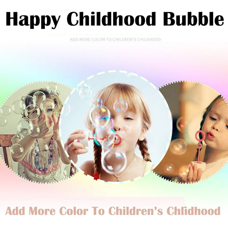 48 Pack Bubbles for Kids Party Favors Mini Bubble Wand Mermaid