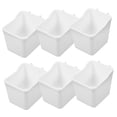 thumbnail image 4 of TEHAUX 6Pcs Pegboard Bins for Organization with White ABS Material for Workbench Use, 4 of 8