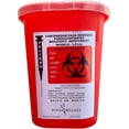thumbnail image 1 of Contenedor Para Residuos Punzocortantes Biológicos Infecciosos Punta Belleza 1 Litro, 1 of 5