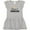 AC-Heather Grey, variant on Inktastic Mimi's Princess Crown and Flowers Girls Toddler Dress