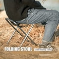 thumbnail image 3 of LEEYNEER Camping Stool  Portable Folding Stool XXL Size Camping Stool For Adults, 3 of 6