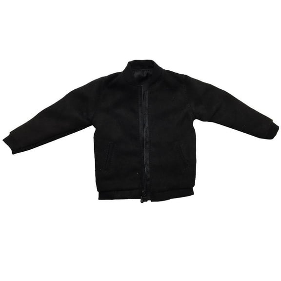 1/6 Scale Men's Jacket Outfit for 12" HT PH Male Action Figure Body - Black, 12''