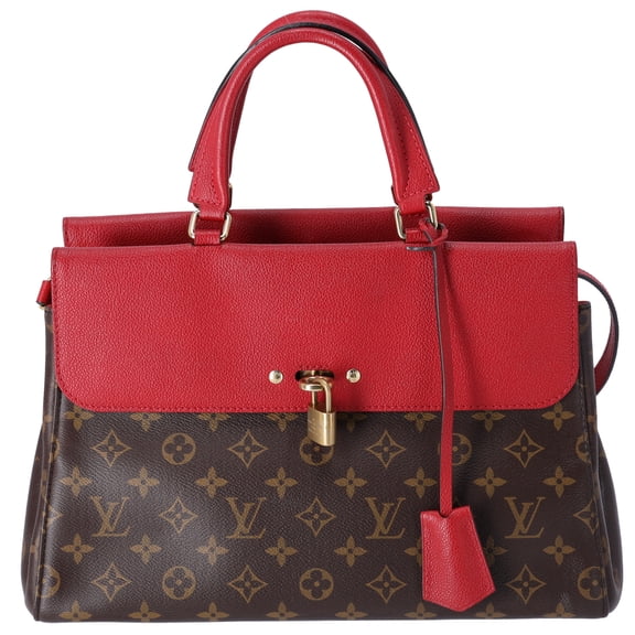 Pre-Owned Louis Vuitton Venus Monogram Handbag M41738 Cerise Red Canvas
