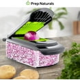 thumbnail image 5 of Prep Naturals Vegetable Chopper, Veggie Chopper, Vegetable Cutter, Food Chopper & Onion Chopper - Chopper With Container - Green, 5 of 7