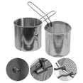 thumbnail image 2 of 1 Ensemble de Pot de Friture en Acier Inoxydable Petit Panier de Friture Kit de Friture de Cuisine, 2 of 7