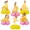 PD20, variant on 6 pack Belle Princess Party Honeycomb Centerpiece Table Decorations Birthday Party Decorations Princess Theme Birthday Party Supplies