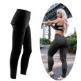 thumbnail image 2 of Mujeres Yoga gimnasio deportes Pantalones hip push up Leggings fitness entrenamiento estiramiento (negro S), 2 of 8
