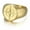 Gold, variant on Stainless Steel Nautical North Star Marine Compass Sailor Signet Anchor Ring-9-Gold