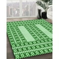 thumbnail image 2 of Ahgly Company Indoor Rectangle Patterned ForestGreen Area Rugs, 7' x 9', 2 of 6