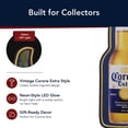 thumbnail image 7 of American Art Decor Classic Cerveza Corona Extra Bottle LED Plaque Sign - Retro Bottle Lighted Wall Decor for Man Cave, Garage, Bar & Game Room - Yellow Neon-Style Beer Sign, 7 of 7