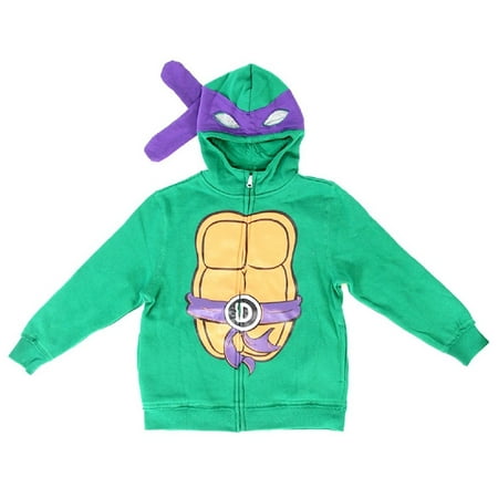Teenage Mutant Ninja Turtles Boys Costume Zip Up Hoodie Sweatshirt