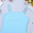 thumbnail image 5 of iEFiEL Girls Adjustable Shoulder Ballet Dance Gymnastics Leotard with Chiffon Wrap Skirt Sky Blue 8-10, 5 of 7