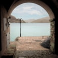 thumbnail image 3 of Blaustein, Alan 15x15 Black Modern Framed Museum Art Print Titled - Lakeside Portal Promenade, 3 of 5