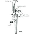 thumbnail image 7 of RIDGID 31090 Model 810 Aluminum Straight Pipe Wrench, 10-inch Plumbing Wrench, 7 of 7