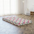 thumbnail image 3 of Floral Foldable Mattress, Colorful Spring Flourishes, 74.8" x 39.4", Dark Taupe Multicolor, by Ambesonne, 3 of 4