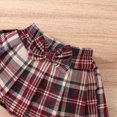 thumbnail image 5 of HCNTES Baby Girl Clothes Winter Toddler Girls Clothes Fall Winter Outfit Sets, Baby Girl Ruffle Sleeve Crew Neck Solid Stretch 12 18 24 Months 2T 3T 4T 2 Pcs Party Wear, 5 of 7