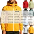 thumbnail image 3 of Stamzod Rain Coats for Men Outdoor Windproof Rain Jacket Men Travel Hiking Windbreaker Jackets with Pocket Beige-4 L, 3 of 5
