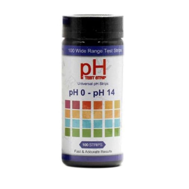 Tiras de prueba de pH del suelo (100 tiras) Probador de suelo de pH 0-14, Tiras de prueba de pH del suelo, Probador de plantas para suelo, Tiras de prueba de pH