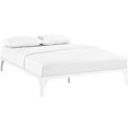 thumbnail image 1 of Hawthorne Collection Full Platform Bed in White, 1 of 5