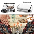 thumbnail image 6 of Uourmeti Golf Cart Seat Portable, Compatible with Summer Golf Carts, Golf Cart Seats Cushion Covers Fit for EZGO EZGO TXT RXV, Eagle Pattern, 6 of 8