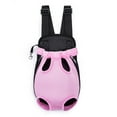 thumbnail image 1 of Transport Backpacks For Dogs And Portable Breathable Shoulder Woven Pet Polyester Bags For Outdoor Adventures Pink M, 1 of 3