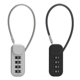 thumbnail image 2 of Black Security Combination Padlock 4-Digit Combination Padlock Zinc Alloy Anti-Theft Suitcase, 2 of 5