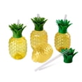 thumbnail image 2 of Vaso Para beber con forma de piña/fresa de 500 ml con pajita Para fiestas 6 uds Hugtrwg Para estrenar, 2 of 4