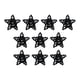 thumbnail image 4 of 10 colgantes de estrella de Navidad con pentagrama reutilizable para decoración colgante negro, 4 of 9
