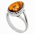thumbnail image 3 of Coquina Fossil Jasper - India 925 Sterling Silver Ring s.8 Jewelry R-1074 SDR230741, 3 of 5