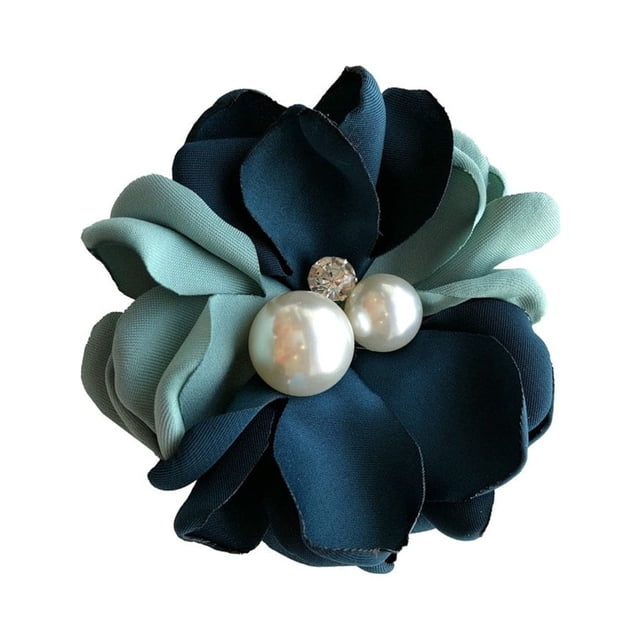 Decodeary Broche avec une Beauté Intemporelle et un Clip de Cheveux de Fleur de Cadeau Vert Inégalé