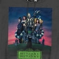 thumbnail image 2 of Beetlejuice Beetlejuice Gangs All Here Unisex Adult Pull-Over Heather Hoodie, Black Heather, X-Large, 2 of 4