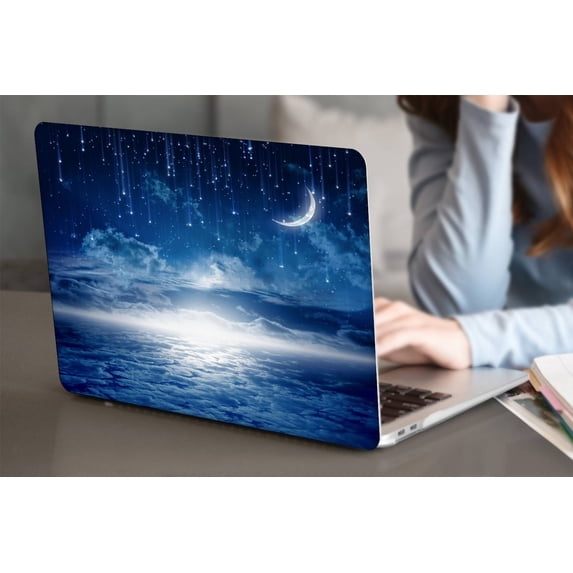 KSK KAISHEK Hard Shell Cover Compatible Old MacBook Air 13" 2010-2017 A1369/A1466 + Black Keyboard Cover, Galaxy A 27