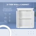 thumbnail image 4 of kleankin Bathroom Wall Cabinet, Over Toilet Storage Cabinet, 4 of 10