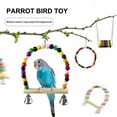 thumbnail image 2 of Parrot Bird Toy Cage Bird Toys Set Toy Bird Cage Parrot Toys Accessorie s B4P3, 2 of 8