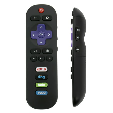 New RC280 Remote Control with Netflix Sling hulu vudu keys fits for TCL Roku TV 32FS4610R 32S800 32S850 32S3850 48FS3700 55FS3700 65S405 43S405