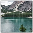 thumbnail image 1 of Picture-Tiles.com: Mountains Ceramic Tile Wall Mural WAL500870-55M. 30"W x 30"H using (25) 6" x 6" Ceramic Tiles-Satin Finish, 1 of 3