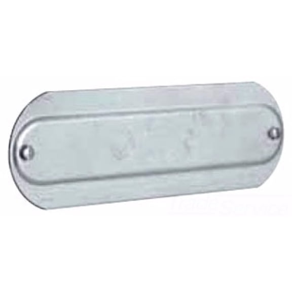 Killark OL-780 Stamped Cover, Aluminium, 2 1/2" Hub, 4 3/8" Width, 5/8" Height, 12 1/4" Length