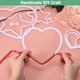 thumbnail image 4 of Uxcell Paquete de 8 Anillos Atrapasueños, 6.5 Pulgadas, Forma de Corazón de Plástico, Aro de Macramé para Decoraciones de Manualidades DIY en Blanco, 4 of 6