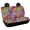 Colorful Leopard Print, variant on Psesaysky Car Back Seat Covers for Auto Interior Automotive, Skeleton Floral Mushroom 2 Pack Car Rear Seat Protectors Protects Against Dirt Easy to Install