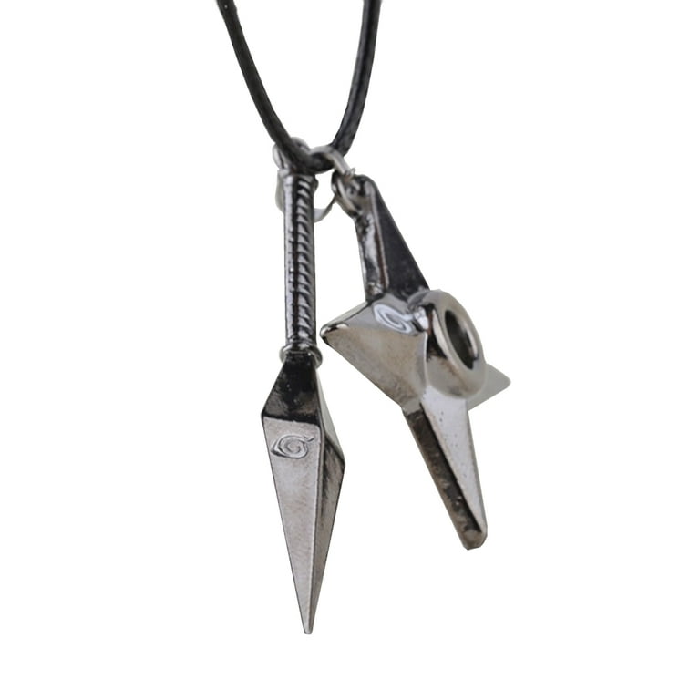 Ninja Star Naruto Necklace Martial Arts Superhero Pendant Weapon