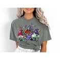 thumbnail image 4 of Women's Halloween Gnomes Spiders Bats T-Shirt, 4 of 10