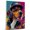 American English Coonhound, variant on Barbet Dog Stretched Canvas Size 8x12 – Funny Barbet Dog Playing Baseball Canvas Wall Art for Sports Lovers, Pet Lovers, Home Decor