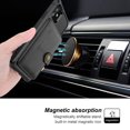 thumbnail image 2 of iPhone 12 Case, Dteck Wallet Case for iPhone 12 Pro 6.1 inch 2020, Hard Silicone Shockproof Case Flip Leather Card Holder Protective Cover Work with Magnet Car Holder Mount, Black, 2 of 7