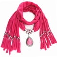 thumbnail image 1 of Pendentif Long en Résine pour Femme avec Strass Châle et Foulard Collier, 1 of 1