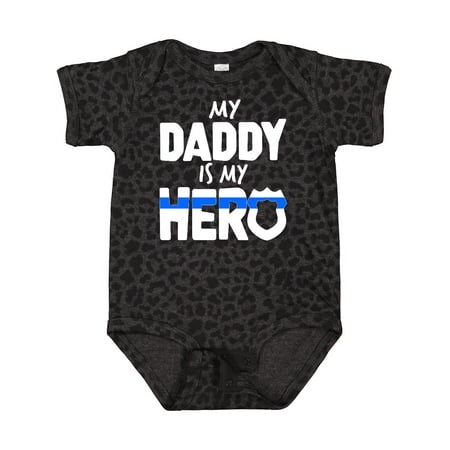 

Inktastic My Daddy is My Hero Police Officer Family Gift Baby Boy or Baby Girl Bodysuit